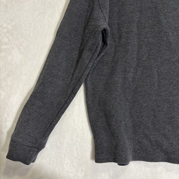 Polo Ralph Lauren Boy's Large 14-16 Gray 1/4 Zip Pullover Sweater Pony Logo - Picture 10 of 14
